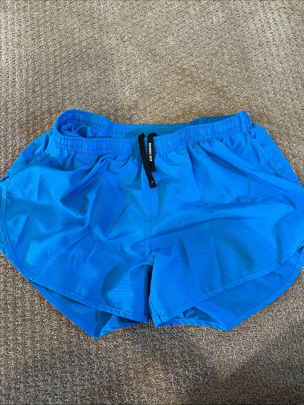 Nike Bright Blue Women's Athletic Shorts with Drawstring